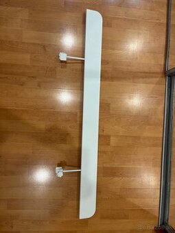 Zábrana do postele drevená, biela, 120cm , nová, Babetkovo