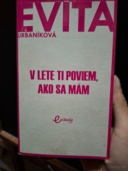 Predám knihy od Evity Urbanikovej