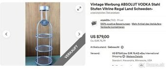 Kupim regal ABSOLUT VODKA, resp. nieco podobne