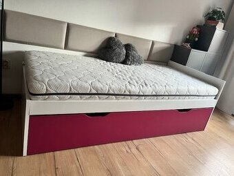Posteľ 90x200cm s úložným priestorom