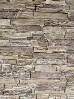 Obkladový kameň Vaspo bridlica hradná béžovo-hnedá