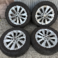 16" Elektrony SKODA 5x100 s pneumatikami 205/55 R16