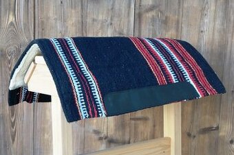 Westernová deka Stripe čierna A