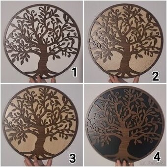 Predám gravírované obrazy stromov života.