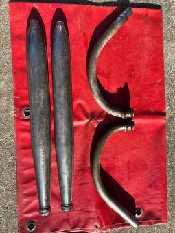 Jawa 250 výfuky + kolena