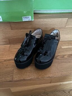 Palomitas kožené loafers/mokasiny na platforme c.37/topstav