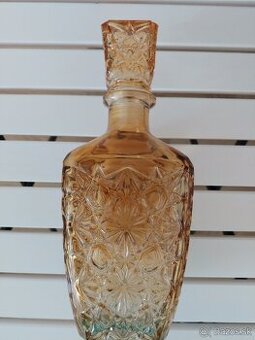 Fľaša, sklo, objem 800 ml, celková výška 25 cm