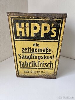 Hipp's kovová nádoba