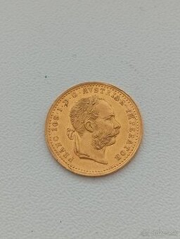 Mince zlatý dukat 1873 F.J.