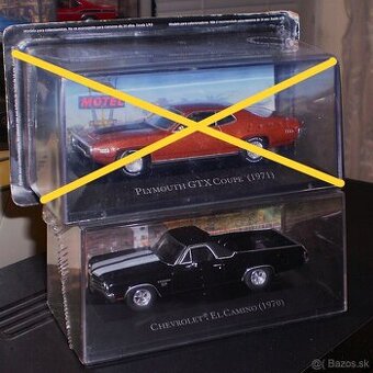 PLYMOUTH, CHEVROLET, AMERICAN CARS, 1:43 , ALTAYA, DE AGOST.