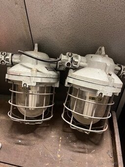 Priemyslene retro lampy