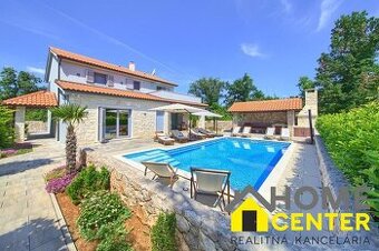 Na predaj kamenná vila s bazénom / 185 m² /, ostrov Krk