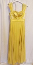Spolocenské šaty žlte - 1