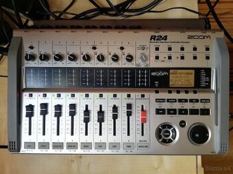 Zoom r24 - rekorder/ 8 stop /24bit, sampler, USB zvuk karta