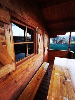 Novostavba Drevenice + 300m2 Zahrada v Meste