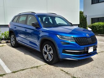 Škoda Kodiaq Sportline 4x4 DSG webasto 360kam race blue