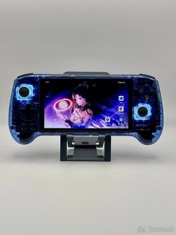 ANBERNIC RG556 modra priesvitna verzia +512GB karta s hrami