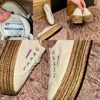 superga original trendy tenisky-platenky na platforme