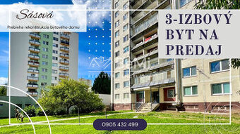 3-izbový byt, 72m2, Sásová, Banská Bystrica