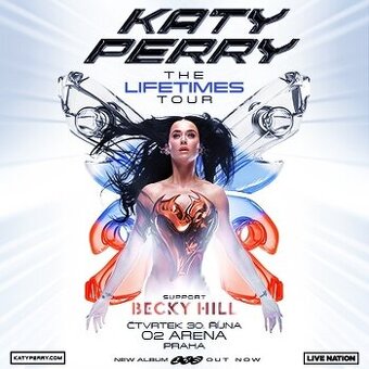 Lístky na Katy Perry - Praha 30. 10.2025