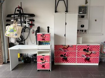 Detský nábytok Minnie Mouse – kompletná zostava