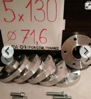 Predám rozsirovacie podlozky 5x130 stred 71.6