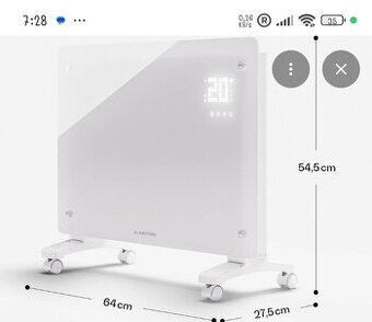 Klarstein Bornholm elektrický konvektor