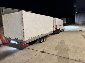 krytý príves na prenajom