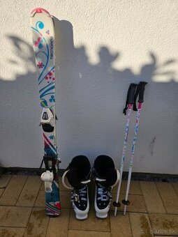 Detské lyže + lyžiarky