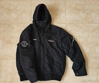 Predám bundu s kapucňou zn. Dobermans aggressive - L