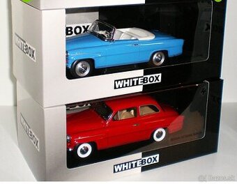ŠKODA FELICIA CABRIO  a ŠKODA OCTAVIA SUPER, 1:24 , WHITEBOX