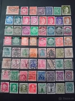 Známky Deutsches reich a protektorat