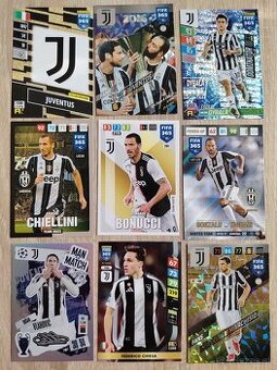 Juventus Turín - futbalové kartičky