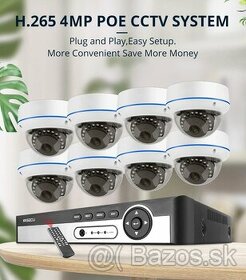 Kvalitný kamerový systém Misecu 5MP antivandal - POE