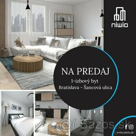 NA PREDAJ 1-izbový byt Bratislava – Šancova ulica