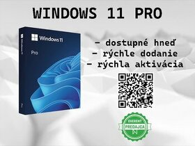 [✅HNEĎ] Windows 11 Pro/Home [RETAIL - DOŽIVOTNÁ]