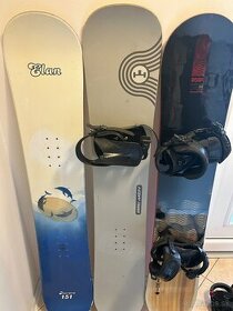 snowboard a viazanie