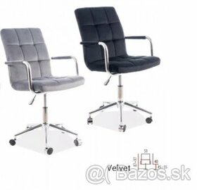 NOVÁ elegantná kancelárska stolička HNEĎ - 1