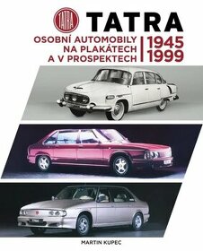 osobní automobily Tatra na plakátech a prospektech 1945-99