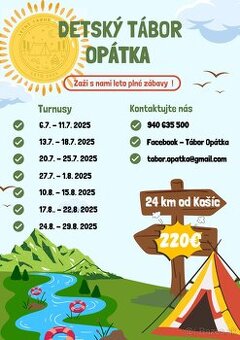 Letný tábor Opátka 2025