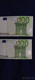 Predám 100eu.bankovky 2002