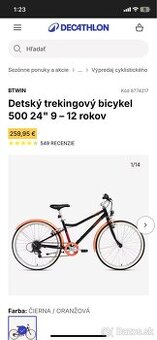 BTWIN TRETINGOVY BIVYKEL 24”