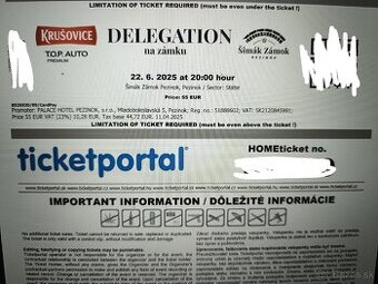 Delegation koncert z Ticketportalu