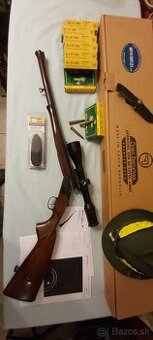 Guľovnica, jednoranová,celopažbená,zlamovačka cal. 8x57 JRS
