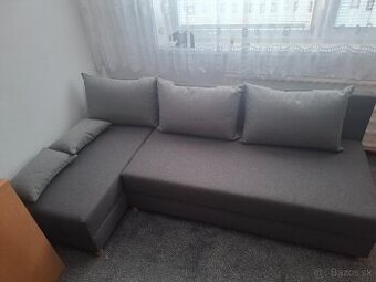 Rohový kompaktný gauč
