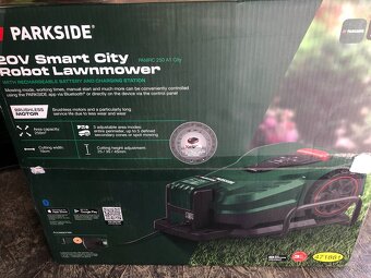 Roboticka kosačka Parkside