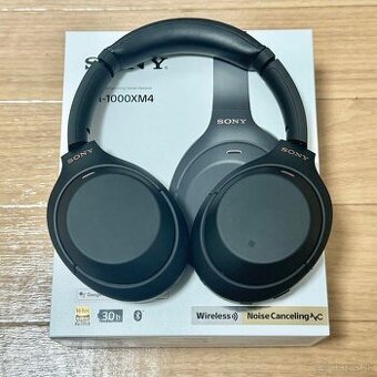 Sony Hi-Res WH-1000XM4, čierne (nove,len rozbalene)