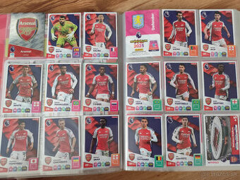 Premier League 2025 Futbalové kartičky Panini Adrenalyn.