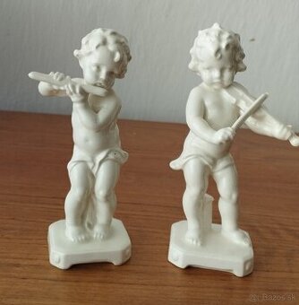 Keramické sošky - veselí chlapci 2ks