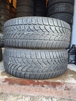 205/55/R16 zimné 2ks. Dunlop